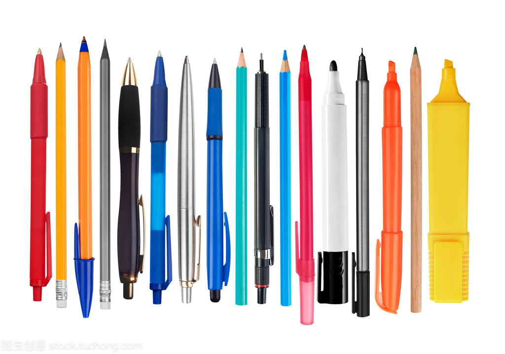 鋼筆和鉛筆
